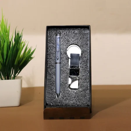 Premium Pen & Keychain Set in Luxury Gift Box