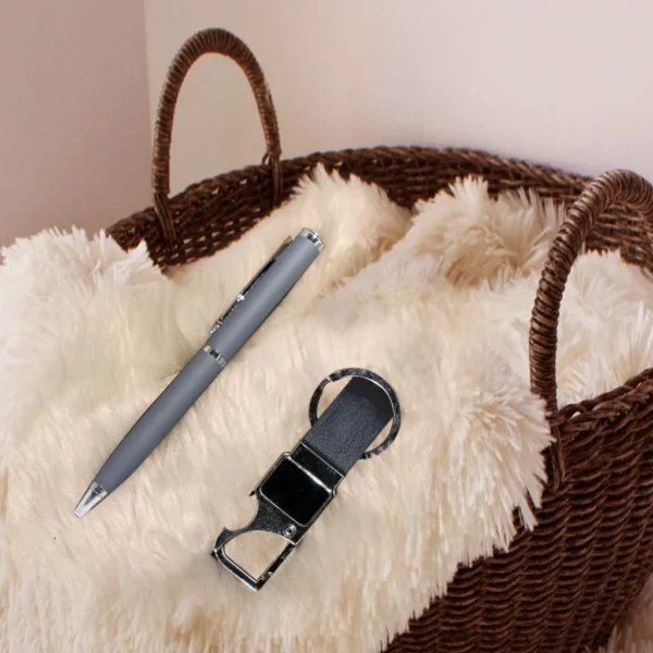 Premium Pen & Keychain Set in Luxury Gift Box - Image 5