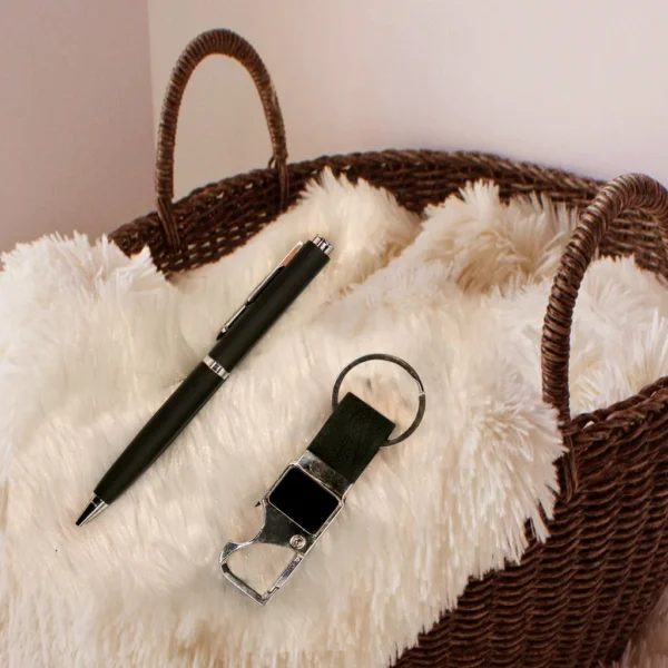 Personalized Premium Pen & Keychain Set with Custom Engraving - Image 5