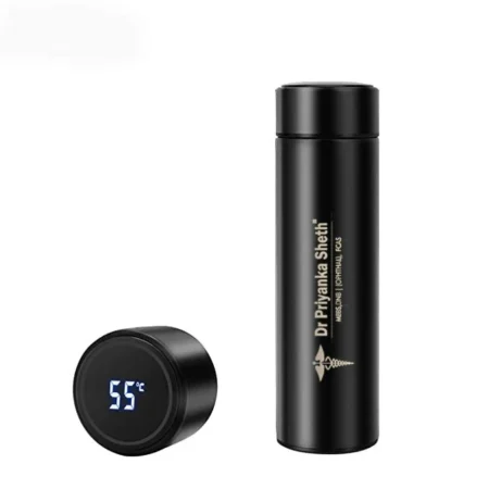 Personalized Stainless Steel Bottle with Digital Temperature Display