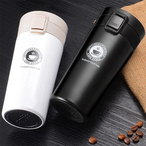 Insulated Travel Mug – Leak-Proof, Hot & Cold Beverage Mug 400 Ml - Image 6