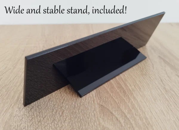 Desk Nameplate - Custom Engraved Name Plate for Office - Image 4