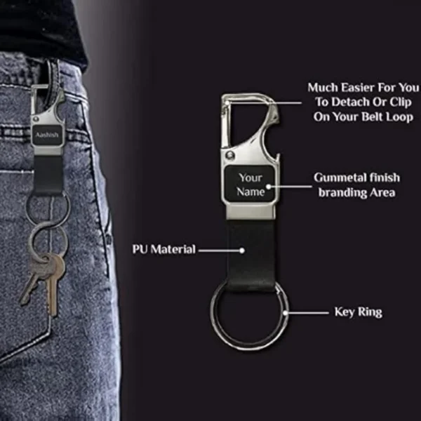 Personalized Premium Pen & Keychain Set with Custom Engraving - Image 3