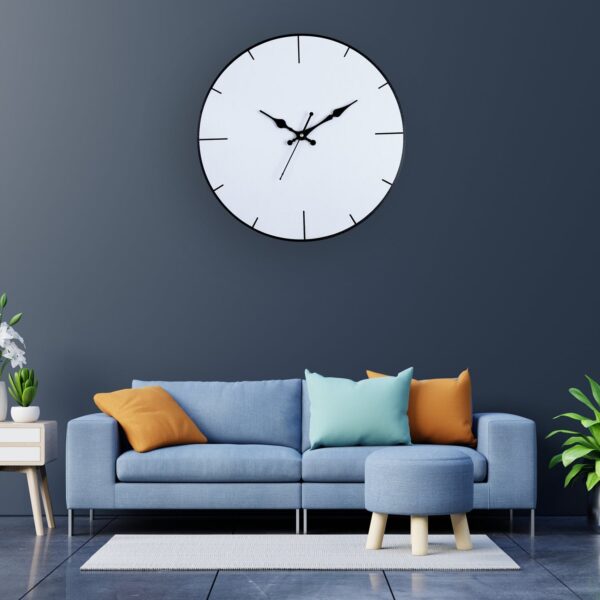 Awesome White color Round shape Wall Clock - Image 6