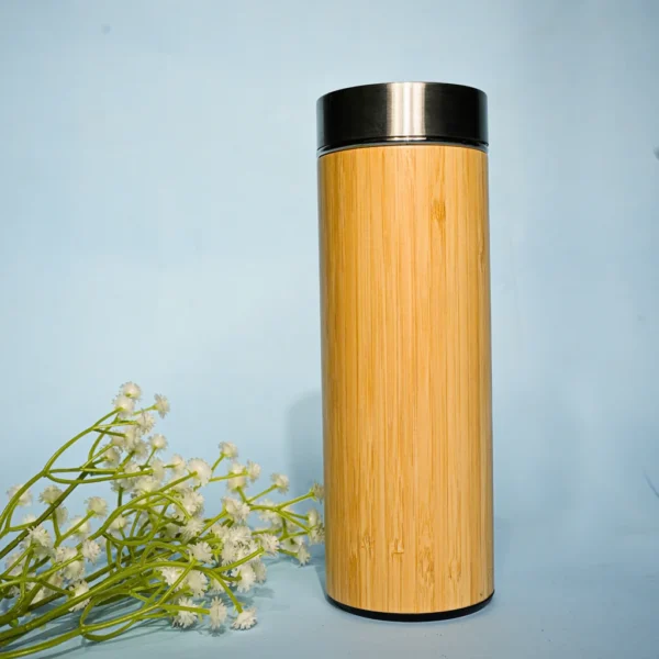 Wooden Essentials Combo: 500 ml Water Bottle, Pen, Keychain & Car Stand - Image 3