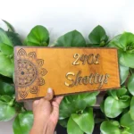 Personalized Wooden Nameplate – Custom Design – 16"x6.5"