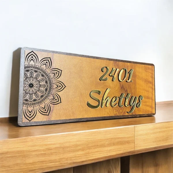 Personalized Wooden Nameplate – Custom Design – 16"x6.5" - Image 4
