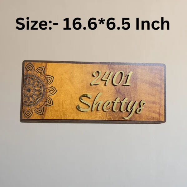 Personalized Wooden Nameplate – Custom Design – 16"x6.5" - Image 5