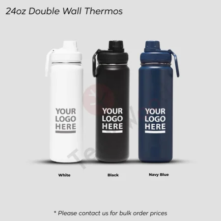 Personalized Stainless Steel Thermos – Double Wall Leak-Proof Bottle