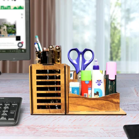 Personalized Stationery Pen Stand With Name