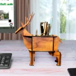 Customized Dear Wooden Desk Organizer