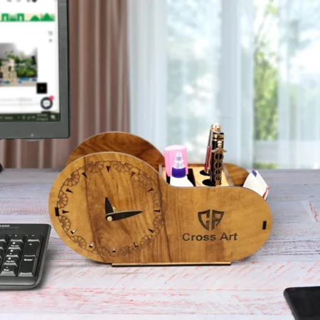 Personalized Pen Stand With Name,Table Watch,Table Calendar,Stationery