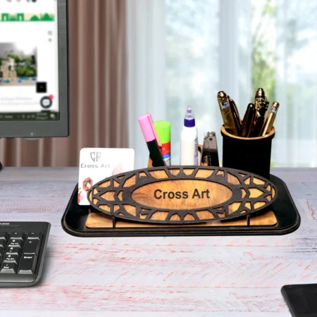 Customized Wooden Desk Organizer
