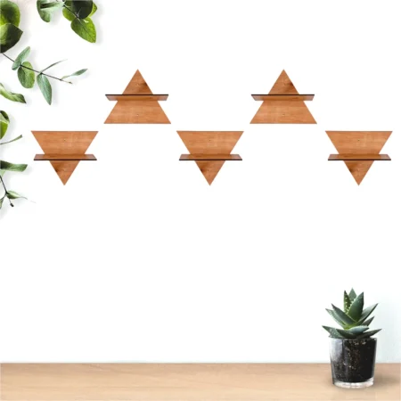 Stylish Triangle Shape Wall Shelves.