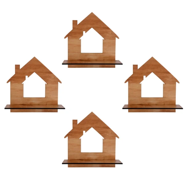 Dream Home Shape Wall Shelves. - Image 6