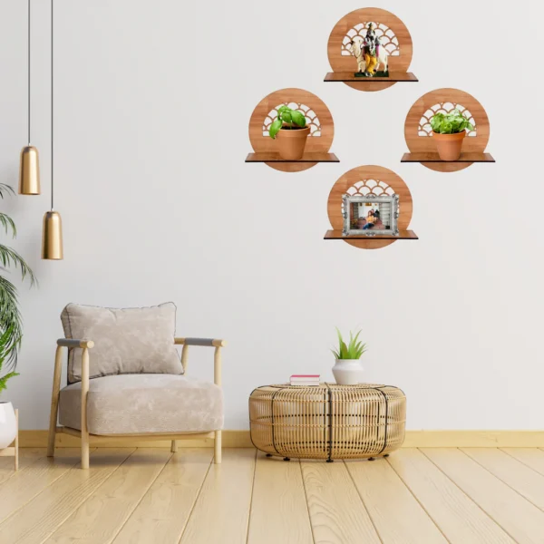 Wall Shelves For Bedroom (Number of Shelves - 4) - Image 2