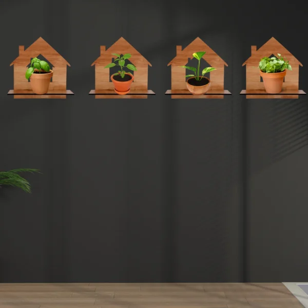 Dream Home Shape Wall Shelves. - Image 2
