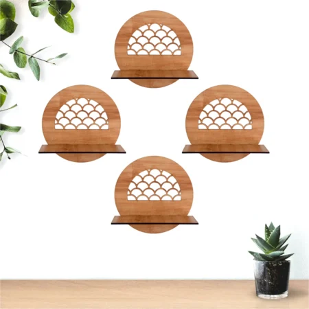 Wall Shelves For Bedroom (Number of Shelves - 4)