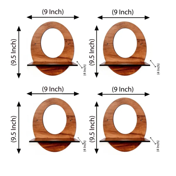 Oval Shape Wall Shelves. - Image 3