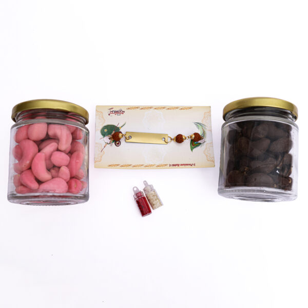 Premium Rakhi Hamper with Kaju Badam, Unique and Thoughtful Gift for Brothers - Image 4