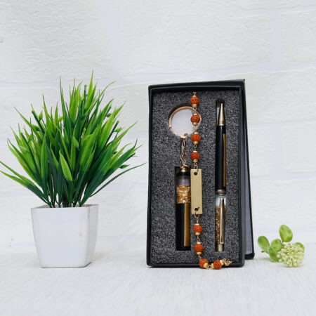 Personalized Rakhi for Brother Gift Combo - Custom Rakhi, Keychain, Pen & Delicious Cookies